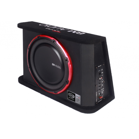 Automobilinė žemų dažnių kolonelė aktyvi 12" (30cm) 700W 4Ώ Boschmann BW-1129RS su stiprintuvu